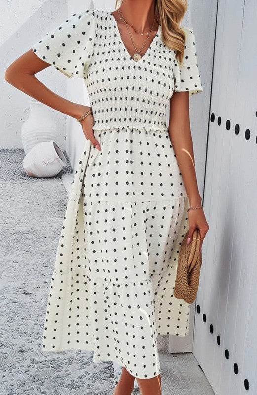 Smocked midi Dress - Shop Style & More | Fresh Looks, Everyday Deals & Free Shipping