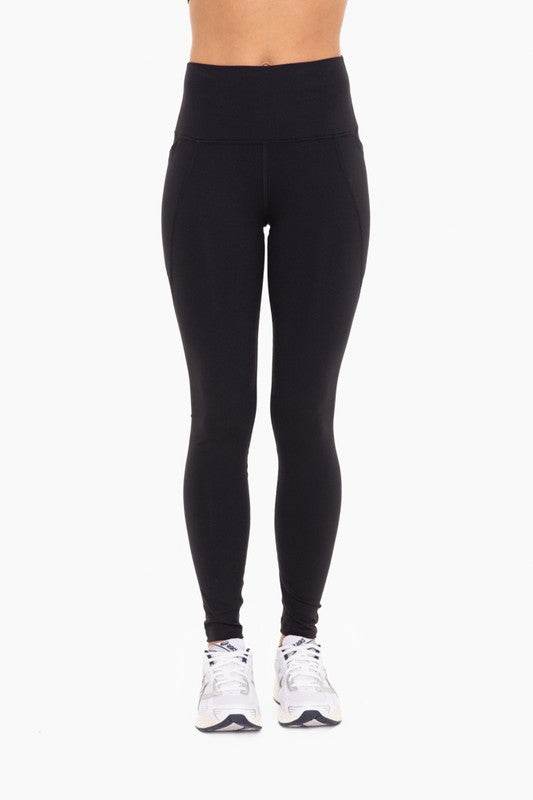 Tapered Band Essential Solid Highwaist Leggings - Shop Style & More | Fresh Looks, Everyday Deals & Free Shipping