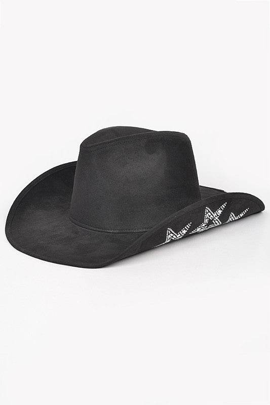 Hotfix Studded Star Iconic Sueded Cowboy Hat - Shop Style & More | Fresh Looks, Everyday Deals & Free Shipping