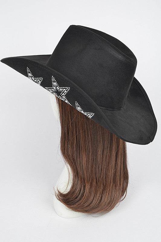 Hotfix Studded Star Iconic Sueded Cowboy Hat - Shop Style & More | Fresh Looks, Everyday Deals & Free Shipping