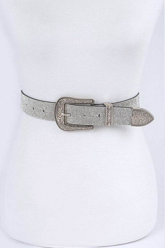 Plus Size Rhinestone Western Engraved Buckle Belt - Shop Style & More | Fresh Looks, Everyday Deals & Free Shipping