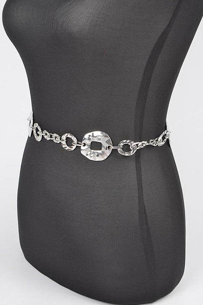 Plus Size Organic Textured Mix Link Chain Belt - Shop Style & More | Fresh Looks, Everyday Deals & Free Shipping