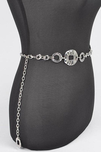 Plus Size Organic Textured Mix Link Chain Belt - Shop Style & More | Fresh Looks, Everyday Deals & Free Shipping