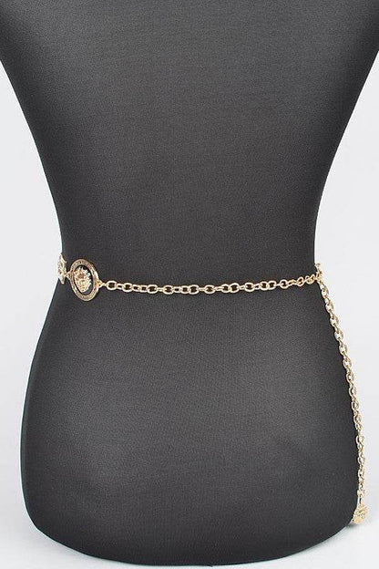 Lion Emblem Iconic Chain Belt - Shop Style & More | Fresh Looks, Everyday Deals & Free Shipping