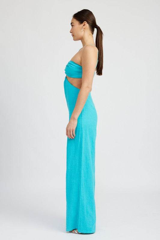 DOUBLE O RING CUT OUT JUMPSUIT - Shop Style & More | Fresh Looks, Everyday Deals & Free Shipping