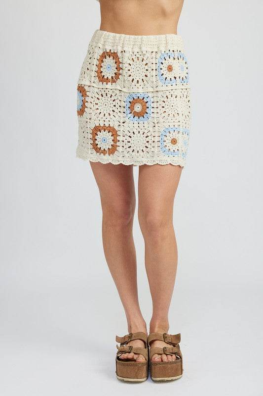 HIGH WAIST CROCHET MINI SKIRT - Shop Style & More | Fresh Looks, Everyday Deals & Free Shipping