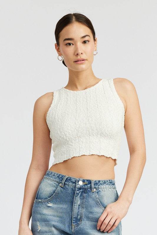 RIB CROPPED TANK TOP - Shop Style & More | Fresh Looks, Everyday Deals & Free Shipping