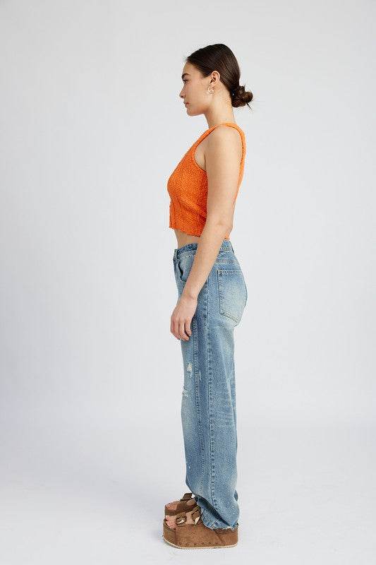 RIB CROPPED TANK TOP - Shop Style & More | Fresh Looks, Everyday Deals & Free Shipping