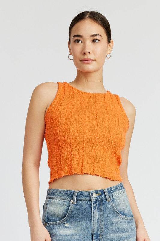 RIB CROPPED TANK TOP - Shop Style & More | Fresh Looks, Everyday Deals & Free Shipping