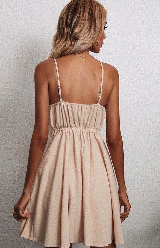V-neck front bow dress - Shop Style & More | Fresh Looks, Everyday Deals & Free Shipping