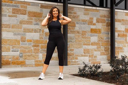 Black CAPRI with POCKETS - Shop Style & More | Fresh Looks, Everyday Deals & Free Shipping