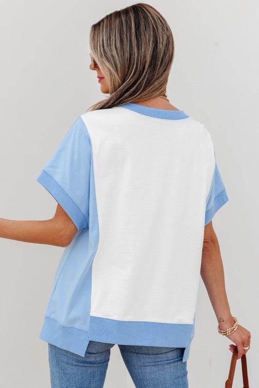 Waverly Exposed Seam Crew Neck Top - Shop Style & More | Fresh Looks, Everyday Deals & Free Shipping