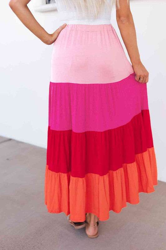 Mariana Tiered Maxi Skirt - Shop Style & More | Fresh Looks, Everyday Deals & Free Shipping