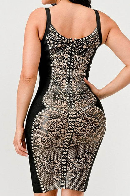 Athina Dark Aztec Dress - Shop Style & More | Fresh Looks, Everyday Deals & Free Shipping