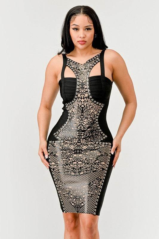 Athina Dark Aztec Dress - Shop Style & More | Fresh Looks, Everyday Deals & Free Shipping