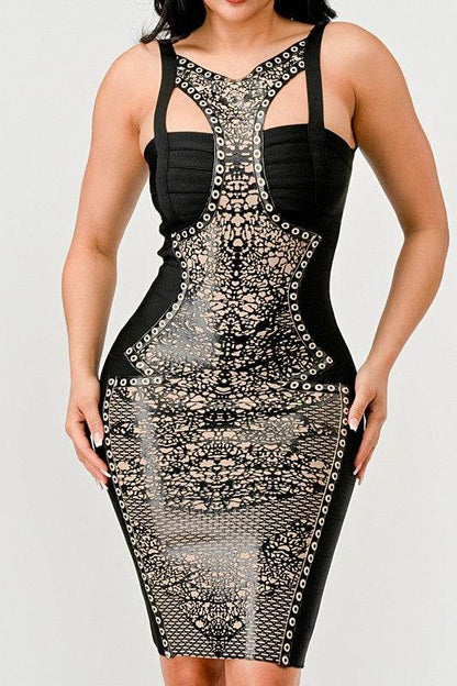 Athina Dark Aztec Dress - Shop Style & More | Fresh Looks, Everyday Deals & Free Shipping