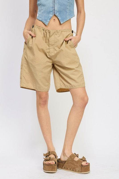 CONTRASTED BERMUDA SHORTS - Shop Style & More | Fresh Looks, Everyday Deals & Free Shipping