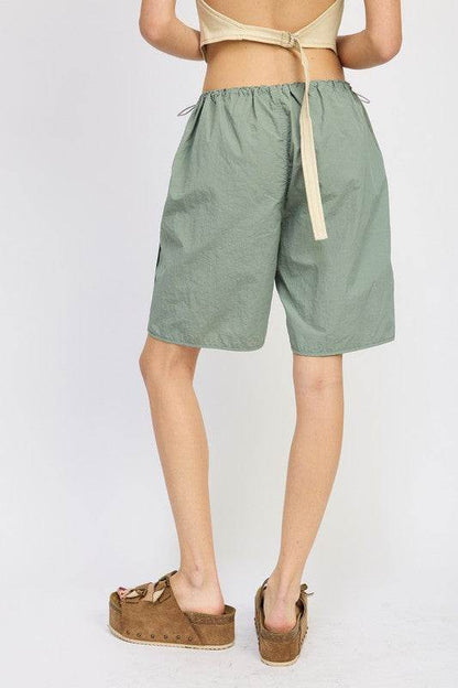 CONTRASTED BERMUDA SHORTS - Shop Style & More | Fresh Looks, Everyday Deals & Free Shipping