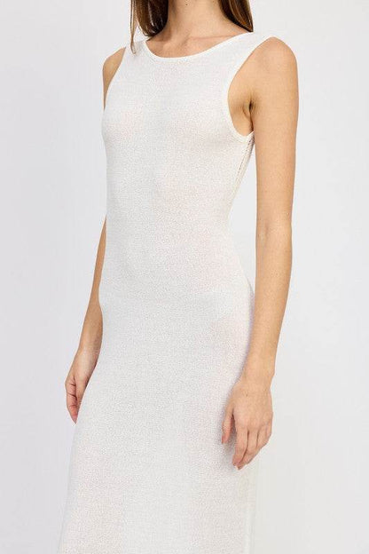 CROCHET MAXI DRESS WITH BACK TIE DETAIL - Shop Style & More | Fresh Looks, Everyday Deals & Free Shipping