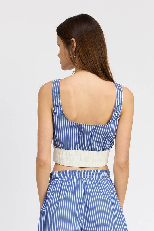 STRIPED CROP TANK TOP - Shop Style & More | Fresh Looks, Everyday Deals & Free Shipping