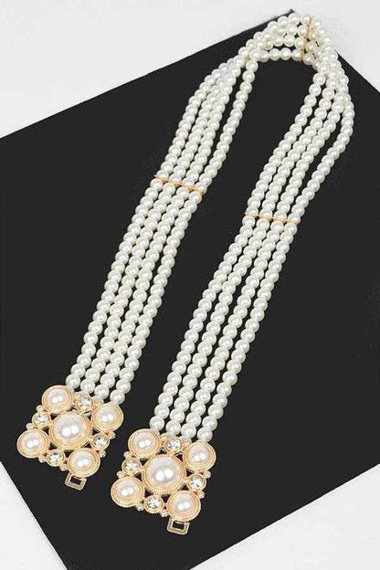 Faux Pearl Classy Elastic Belt - Shop Style & More | Fresh Looks, Everyday Deals & Free Shipping