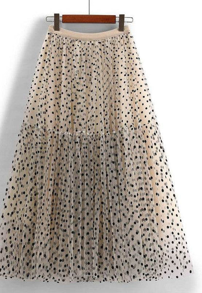 Polka Dot Midi Skirt - Shop Style & More | Fresh Looks, Everyday Deals & Free Shipping
