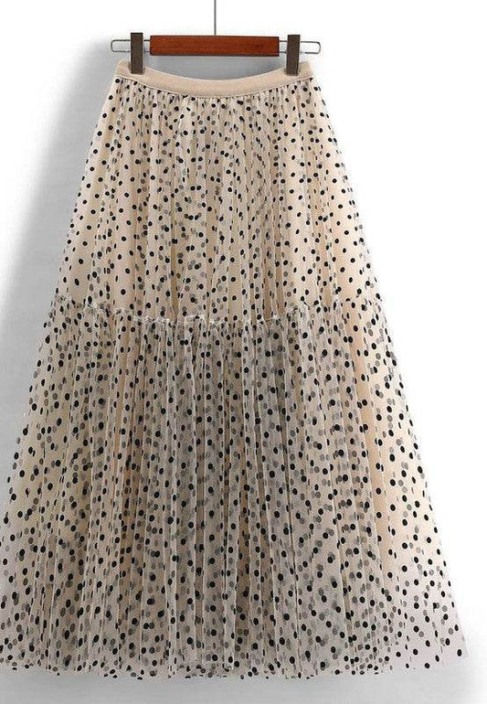 Polka Dot Midi Skirt - Shop Style & More | Fresh Looks, Everyday Deals & Free Shipping