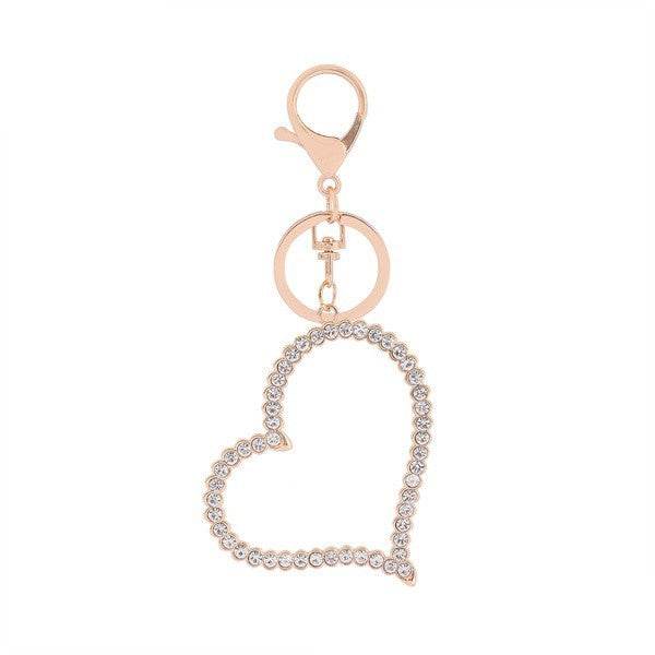 LARGE RHINESTONE HEART KEY HOLDER - Shop Style & More | Fresh Looks, Everyday Deals & Free Shipping