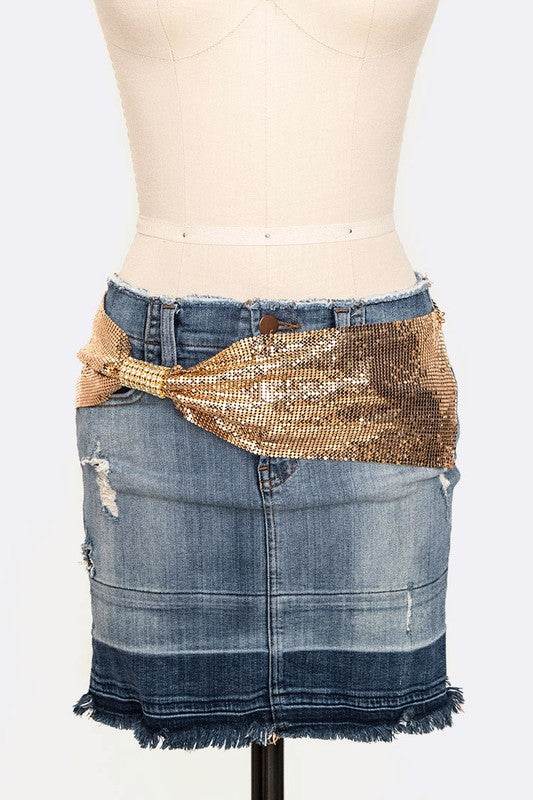 Crystal Chain Mill Convertible Belt & Head Piece - Shop Style & More | Fresh Looks, Everyday Deals & Free Shipping
