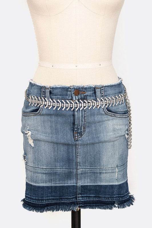 Crystal Scale Pattern Chain Belt - Shop Style & More | Fresh Looks, Everyday Deals & Free Shipping