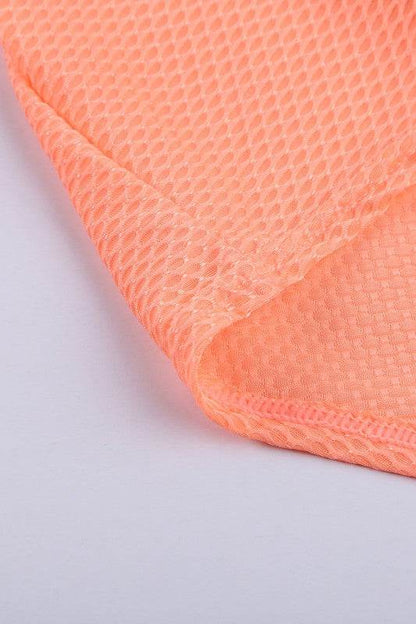 Orange Printed Splicing Racerback Tankini - Shop Style & More | Fresh Looks, Everyday Deals & Free Shipping