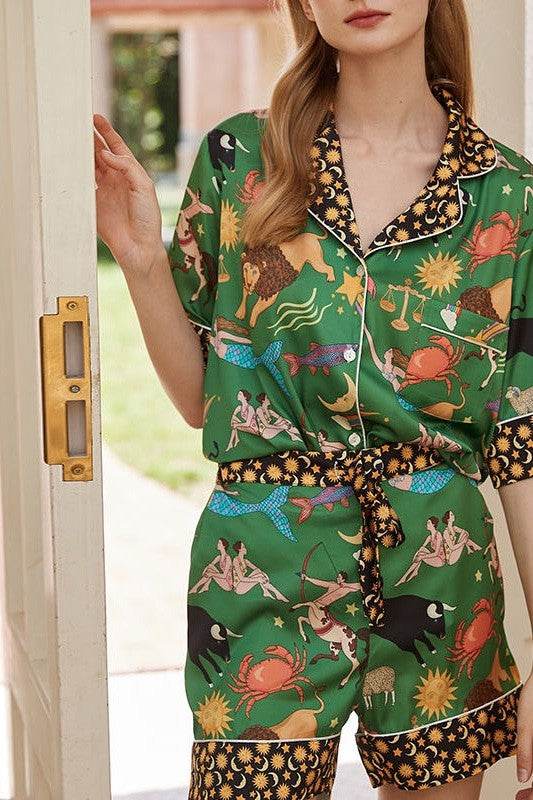 Printed two piece pajama set - Shop Style & More | Fresh Looks, Everyday Deals & Free Shipping