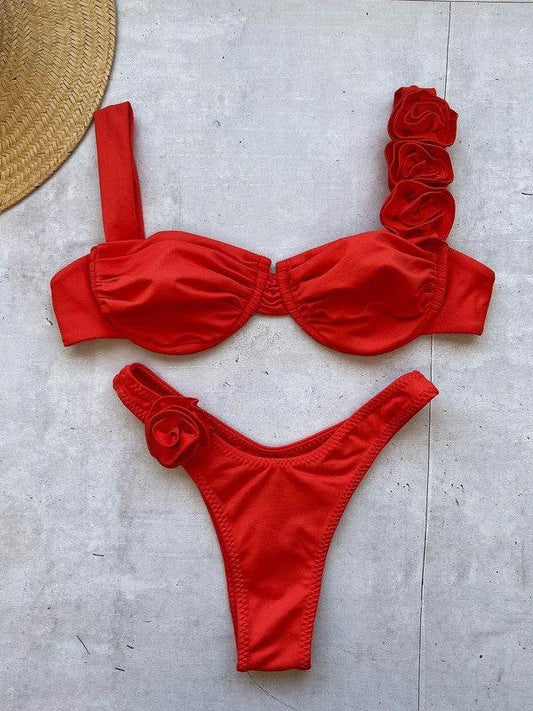 Two piece rose bikini - Shop Style & More | Fresh Looks, Everyday Deals & Free Shipping