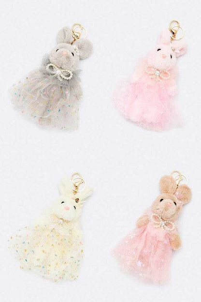 Bunny Keychains Set 4 PCS - Shop Style & More | Fresh Looks, Everyday Deals & Free Shipping