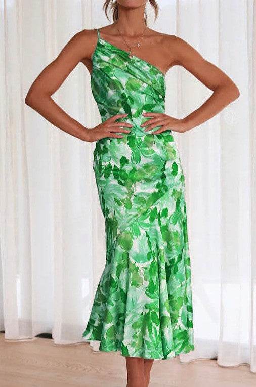 One shoulder floral print dress - Shop Style & More | Fresh Looks, Everyday Deals & Free Shipping
