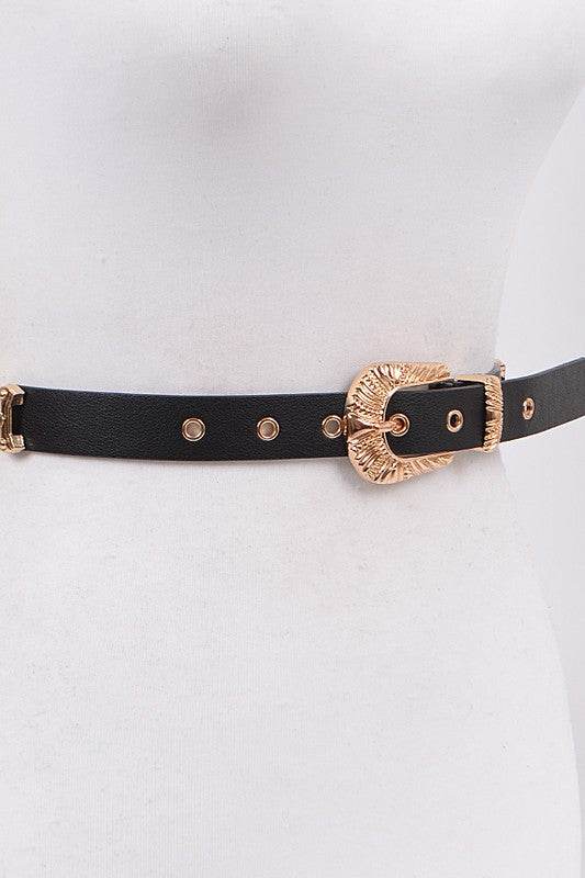 Chunky Chain Accent Iconic Belt - Shop Style & More | Fresh Looks, Everyday Deals & Free Shipping