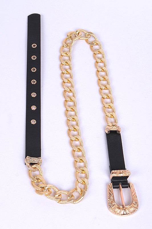 Chunky Chain Accent Iconic Belt - Shop Style & More | Fresh Looks, Everyday Deals & Free Shipping
