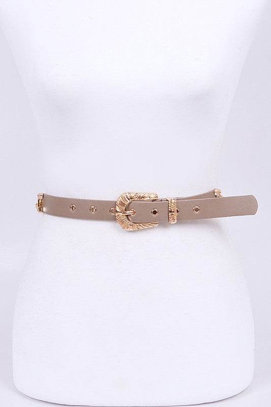 Chunky Chain Accent Iconic Belt - Shop Style & More | Fresh Looks, Everyday Deals & Free Shipping