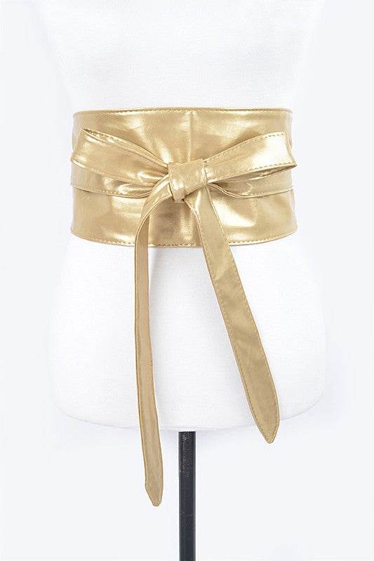 Faux Leather Wrap Around Obi Belt - Shop Style & More | Fresh Looks, Everyday Deals & Free Shipping