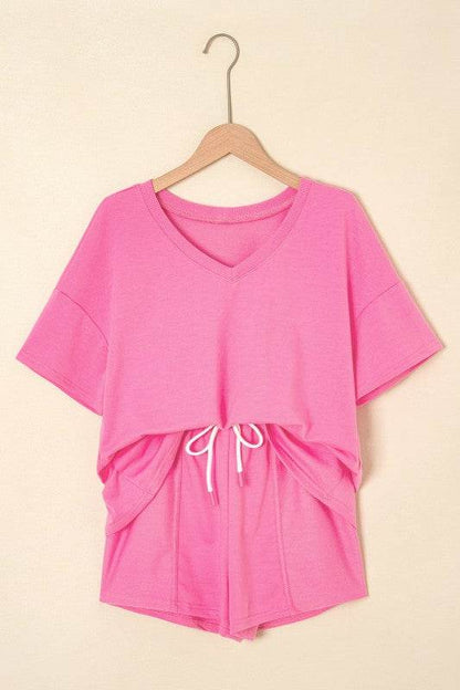 Avery Top and Patchwork Drawstring Shorts Set - Shop Style & More | Fresh Looks, Everyday Deals & Free Shipping