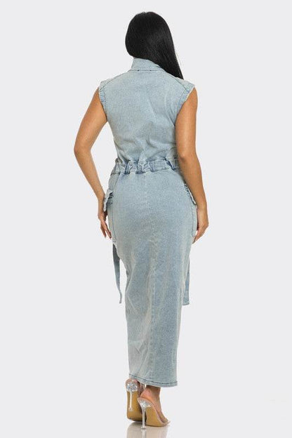 Modern Edge Denim dress - Shop Style & More | Fresh Looks, Everyday Deals & Free Shipping