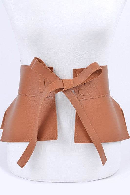 Iconic Faux Leather Skirt Tie Belt - Shop Style & More | Fresh Looks, Everyday Deals & Free Shipping