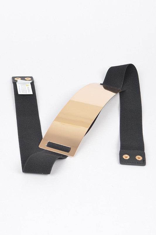 Metal Plaque Iconic Elastic Belt - Shop Style & More | Fresh Looks, Everyday Deals & Free Shipping