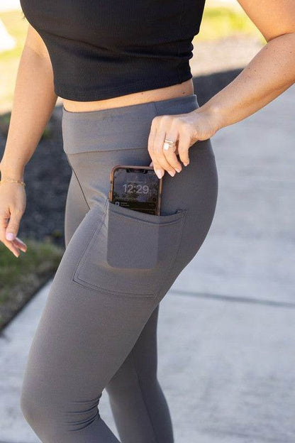 Charcoal CAPRI with POCKETS - Shop Style & More | Fresh Looks, Everyday Deals & Free Shipping