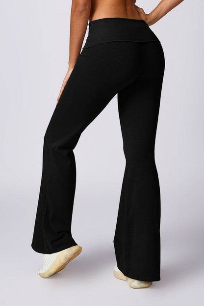 High-waisted hip-lifting flared casual sport pants - Shop Style & More | Fresh Looks, Everyday Deals & Free Shipping