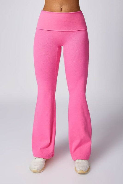 High-waisted hip-lifting flared casual sport pants - Shop Style & More | Fresh Looks, Everyday Deals & Free Shipping