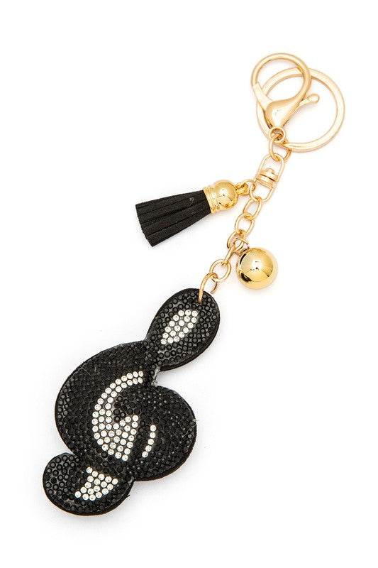 Music Note Rhinestone Pillow Key Chain - Shop Style & More | Fresh Looks, Everyday Deals & Free Shipping