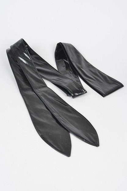 Patent Finish Obi Tie Belt - Shop Style & More | Fresh Looks, Everyday Deals & Free Shipping