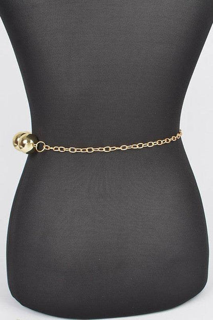 Oversize Metallic CCB Beads Fashion Chain Belt - Shop Style & More | Fresh Looks, Everyday Deals & Free Shipping
