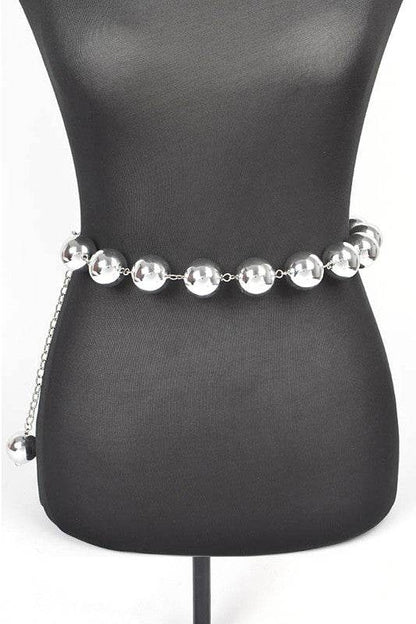 Oversize Metallic CCB Beads Fashion Chain Belt - Shop Style & More | Fresh Looks, Everyday Deals & Free Shipping